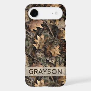 Fall Leaves Camouflage Personalized iPhone 17 Air Case