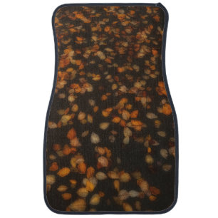fall leaves car floor mat