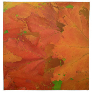 Fall Leaves Cloth Napkins