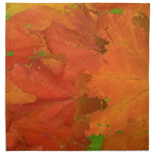 Fall Leaves Cloth Napkins