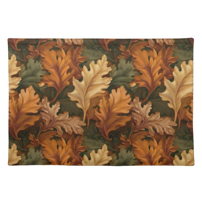 Fall Leaves  Cloth Placemat (Front)