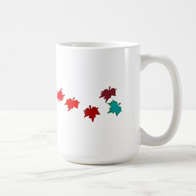Fall Leaves Coffee Mug (Right)