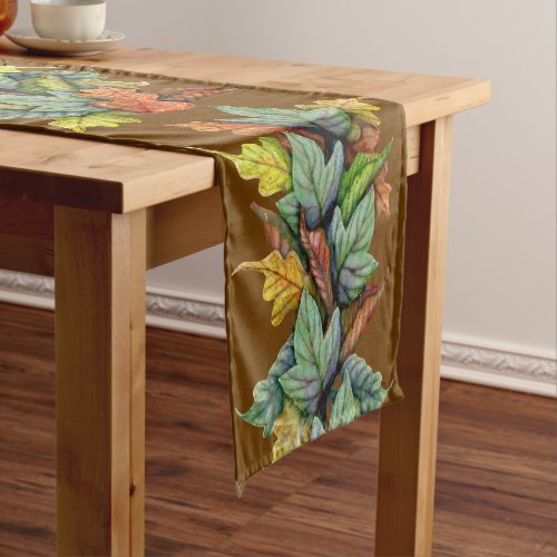 Fall Leaves Customize 14 X 72 Table Runner