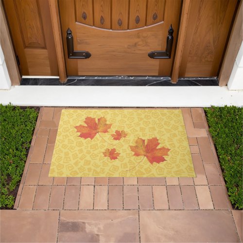 Fall Leaves Door Mat