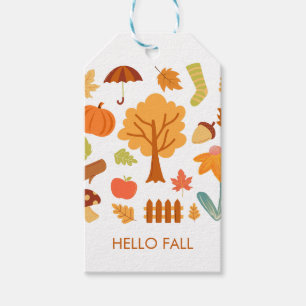 Fall Leaves Enjoy the Colorful Season Gift Tags