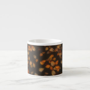 fall leaves  espresso cup