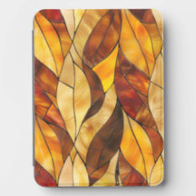 Fall Leaves Faux Stained Glass