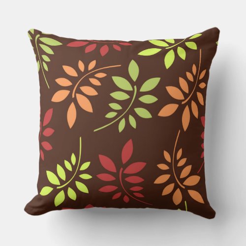 Fall Leaves Home Decor Throw Pillow