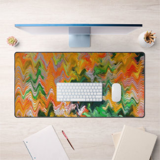 Fall leaves in the river...... desk mat