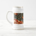 Fall Leaves in Waterfall I Autumn Photography Beer Stein