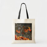 Fall Leaves in Waterfall I Autumn Photography Tote Bag