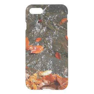 Fall Leaves in Waterfall I Autumn Photography iPhone SE/8/7 Case