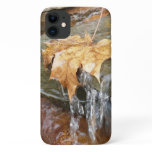 Fall Leaves in Waterfall II Autumn Photography iPhone 11 Case