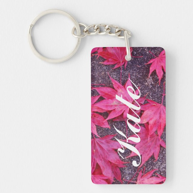 Fall Leaves Keychain (Front)