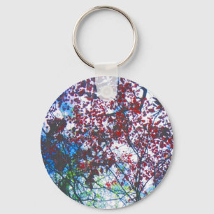 Fall Leaves Keychain