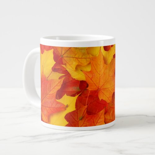 Fall Leaves Large Coffee Mug