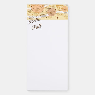 Fall Leaves Magnetic Notepad