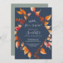 Fall Leaves | Navy Blue & Burgundy Surprise Party Invitation
