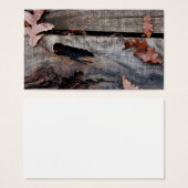 Fall Leaves on Old Wood (Front & Back)