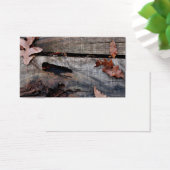 Fall Leaves on Old Wood (Desk)