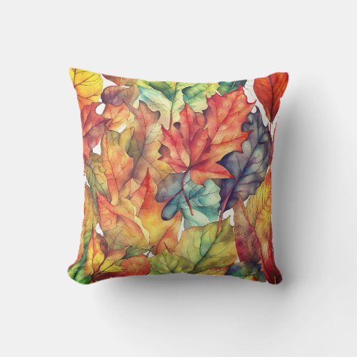 Fall Leaves  Outdoor Pillow