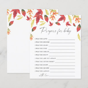 Fall leaves - Party game   prayers for baby game