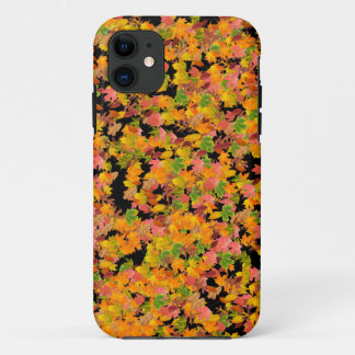 Fall Leaves Pattern iPhone 11 Case