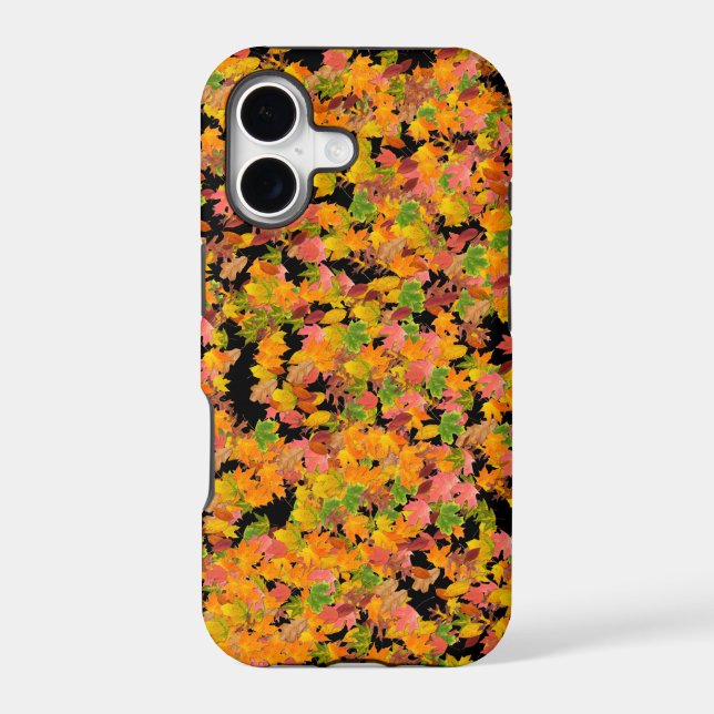 Fall Leaves Pattern Iphone Case (Back)