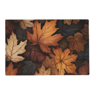 Fall leaves place mats