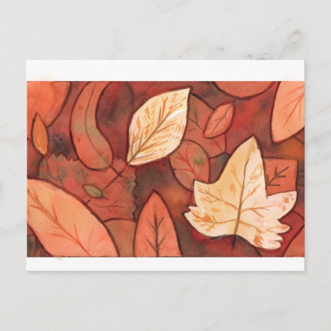 fall leaves  postcard (Front)