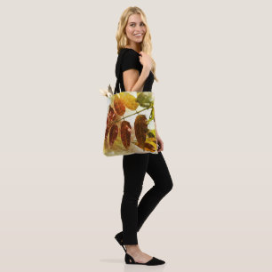 Fall Leaves Rust Gold Sage Colors  Tote Bag