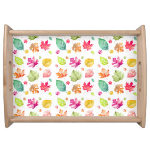 Fall Leaves Serving Tray