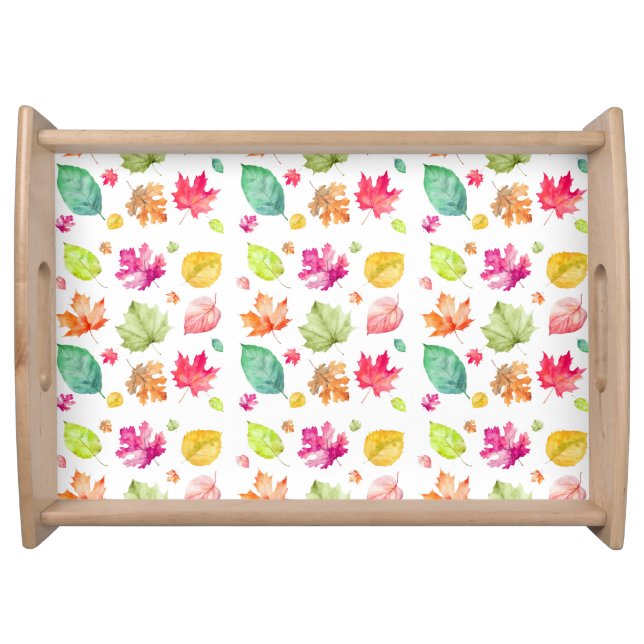Fall Leaves Serving Tray (Front)