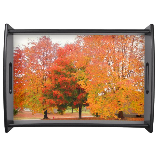 Fall Leaves Serving Tray (Front)