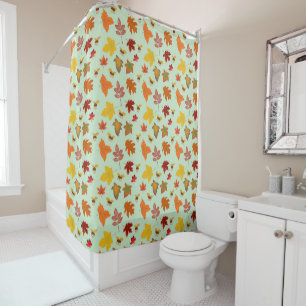 FALL LEAVES Shower Curtain