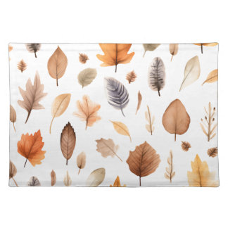 Fall leaves table placemat