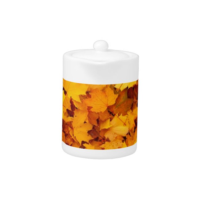 Fall Leaves Teapot (Front)