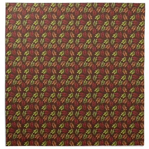 Fall Leaves Thanksgiving Cloth Dinner Napkins