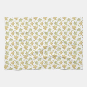 Fall Leaves Thanksgiving Kitchen Towel Decor