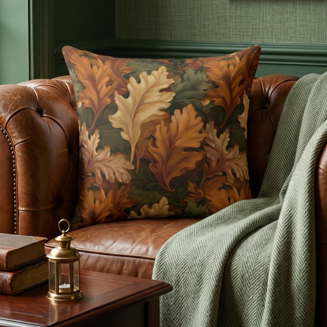 Fall Leaves  Throw Pillow (Creator Uploaded)