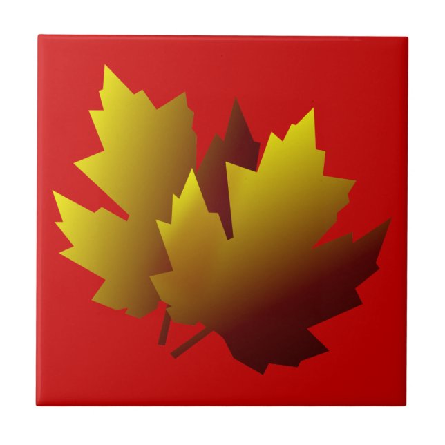 Fall Leaves Tile (Front)