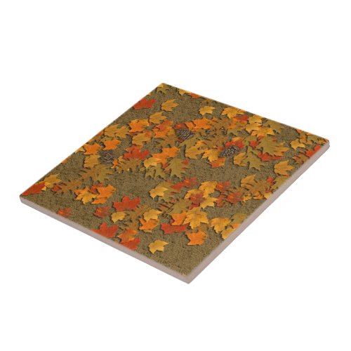 Fall Leaves Tile