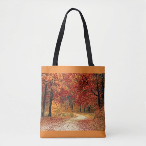 Fall leaves tote bag