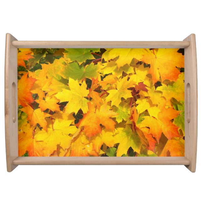 Fall leaves ~ Tray (Front)