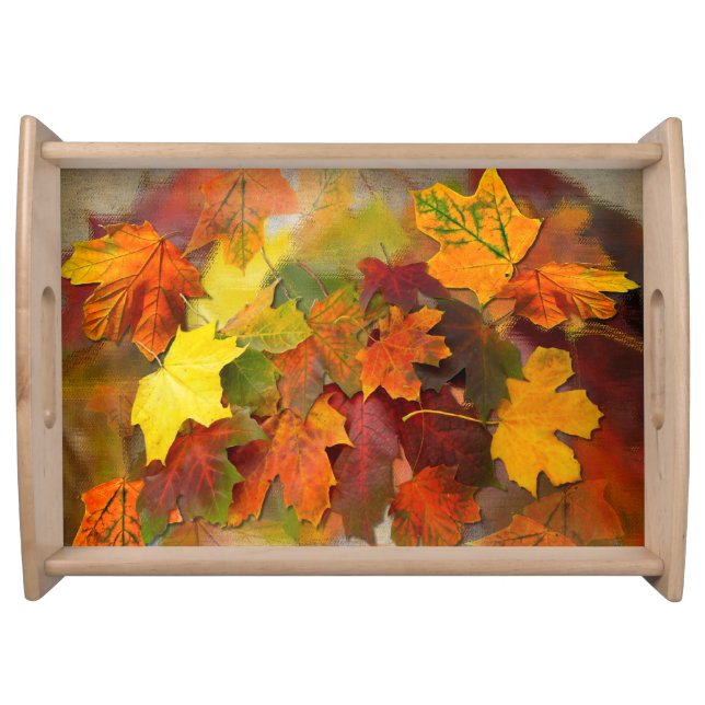 Fall leaves ~ Tray (Front)