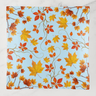 Fall leaves trinket tray