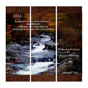 Fall Leaves Triptych Art