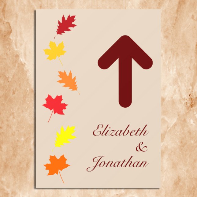 Fall Leaves Wedding Floor Decals (Creator Uploaded)
