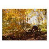 Fall Leaves with wagon Cards (Front Horizontal)