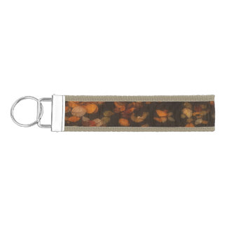 fall leaves wrist keychain